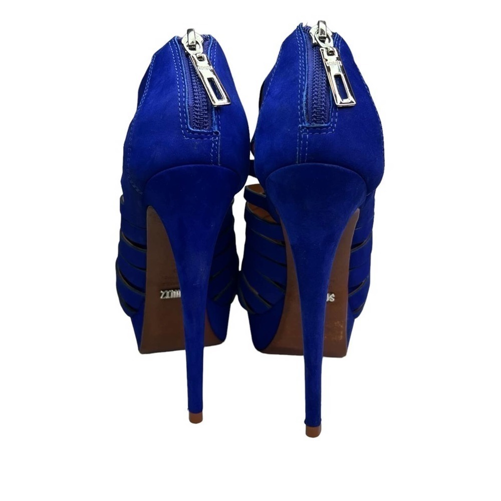 Schultz Royal Blue Suede Shoes. Size: 8 #29 - Picture 6 of 8